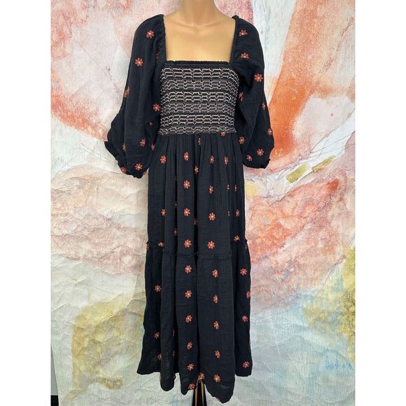 Free People Dahlia Embroidered Maxi Dress - Picture 6 of 9